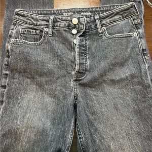 Black acid wash jeans old navy extra high rise